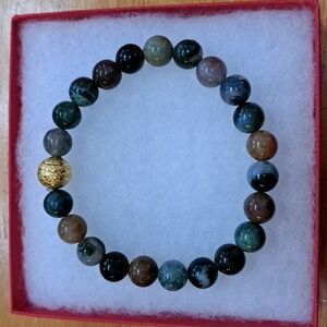 Indian Agate Stone Bracelet